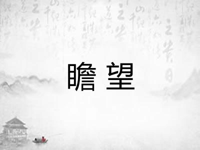 瞻望