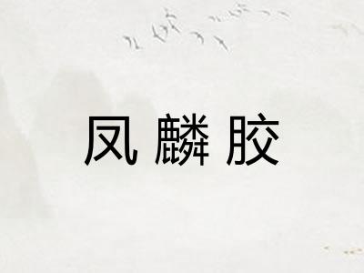 凤麟胶