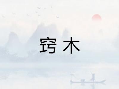 窍木