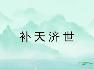 补天济世