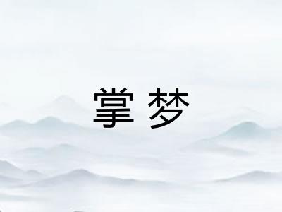 掌梦