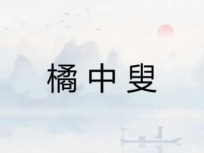 橘中叟