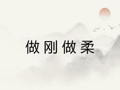 做刚做柔