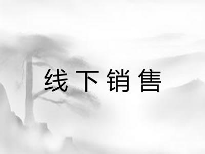 线下销售