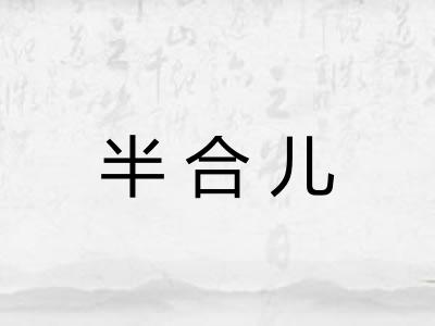 半合儿