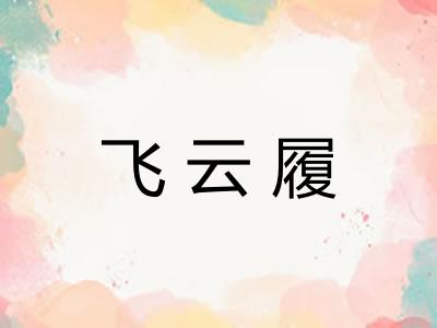 飞云履