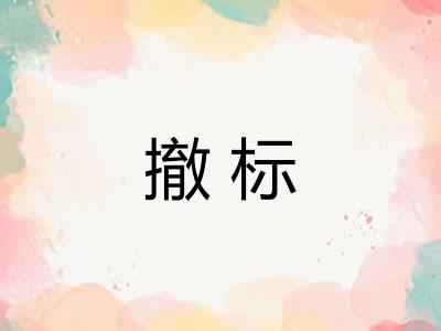 撤标