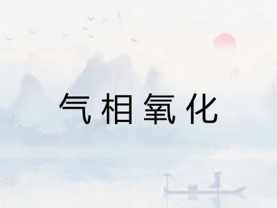 气相氧化