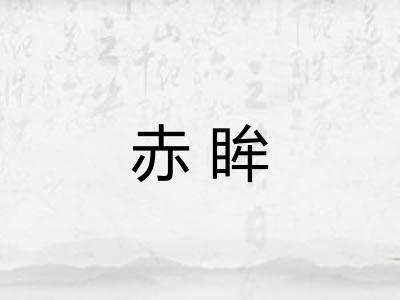 赤眸