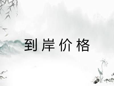 到岸价格
