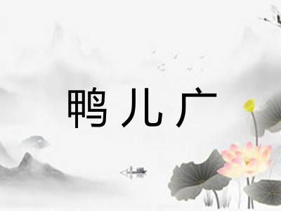 鸭儿广