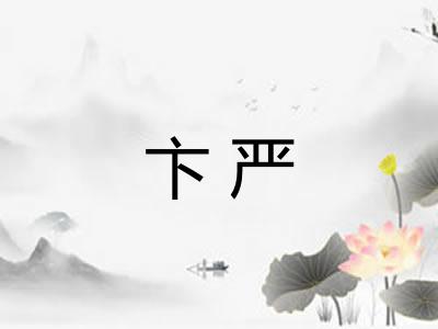 卞严