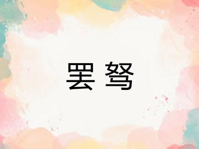 罢驽