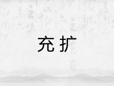 充扩