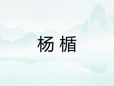 杨楯