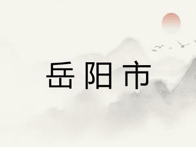 岳阳市