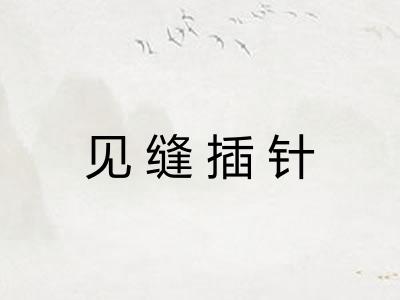 见缝插针