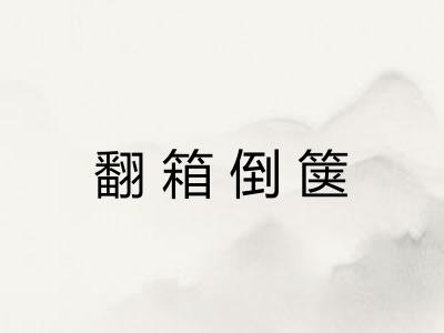 翻箱倒箧