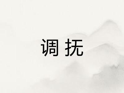 调抚
