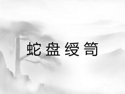 蛇盘绶笥