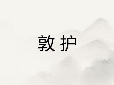 敦护