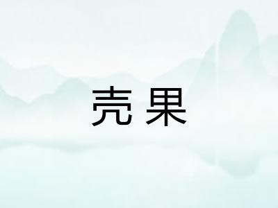 壳果