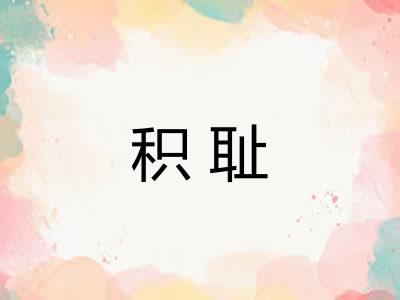 积耻