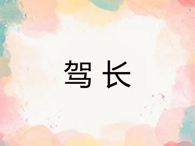 驾长