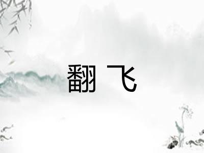 翻飞