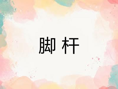脚杆