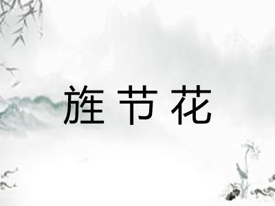 旌节花