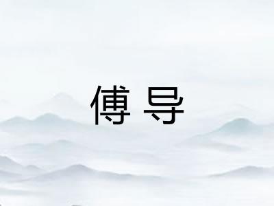 傅导