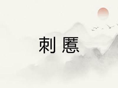 刺慝