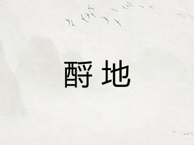 酹地