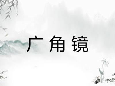 广角镜