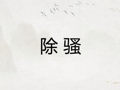 除骚