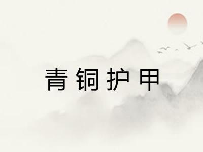 青铜护甲