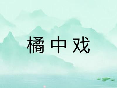 橘中戏