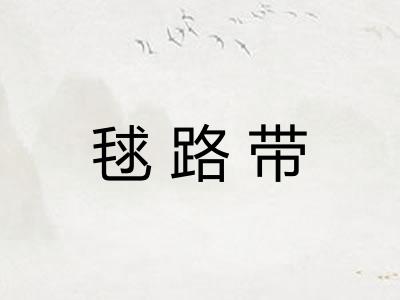毬路带