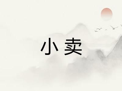 小卖