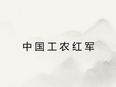 中国工农红军