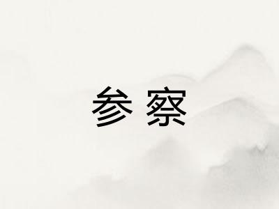 参察