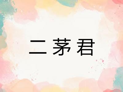 二茅君