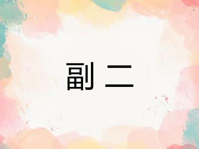 副二