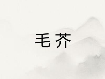 毛芥