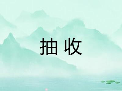 抽收
