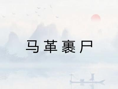 马革裹尸