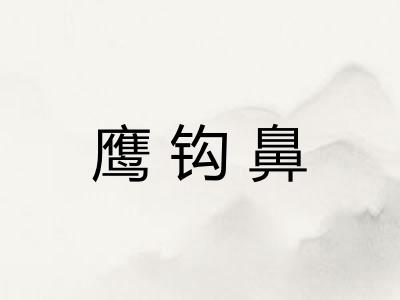 鹰钩鼻