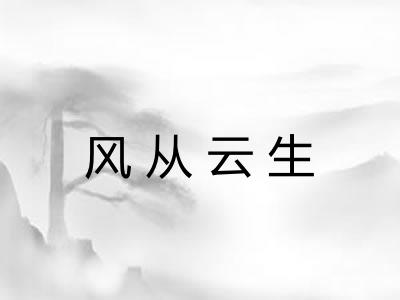 风从云生