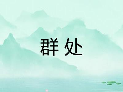 群处